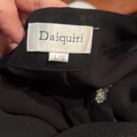 4/$20 Sheer long sleeve top with silver Detail - Picture 6 of 6